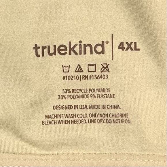 TrueKind Supportive Comfort Wireless Shaping Bra Size 4XL Cream Nude Plus Size - Picture 8 of 10